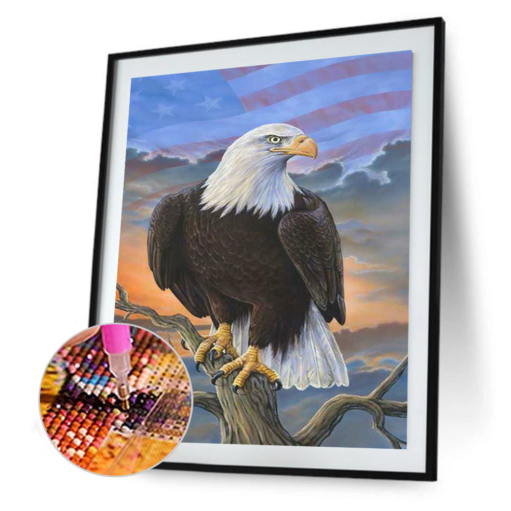 Eagle - Full Round Drill Diamond Painting 50*60CM