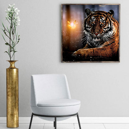 Tiger - Full Round Drill Diamond Painting 40*40CM