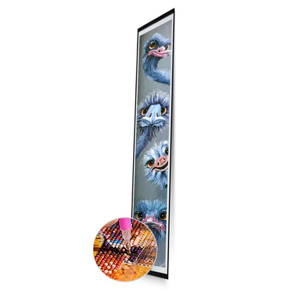 Ostrich - Full Round Drill Diamond Painting 25*125CM