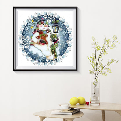 Snowman - Full Square Drill Diamond Painting 30*30CM