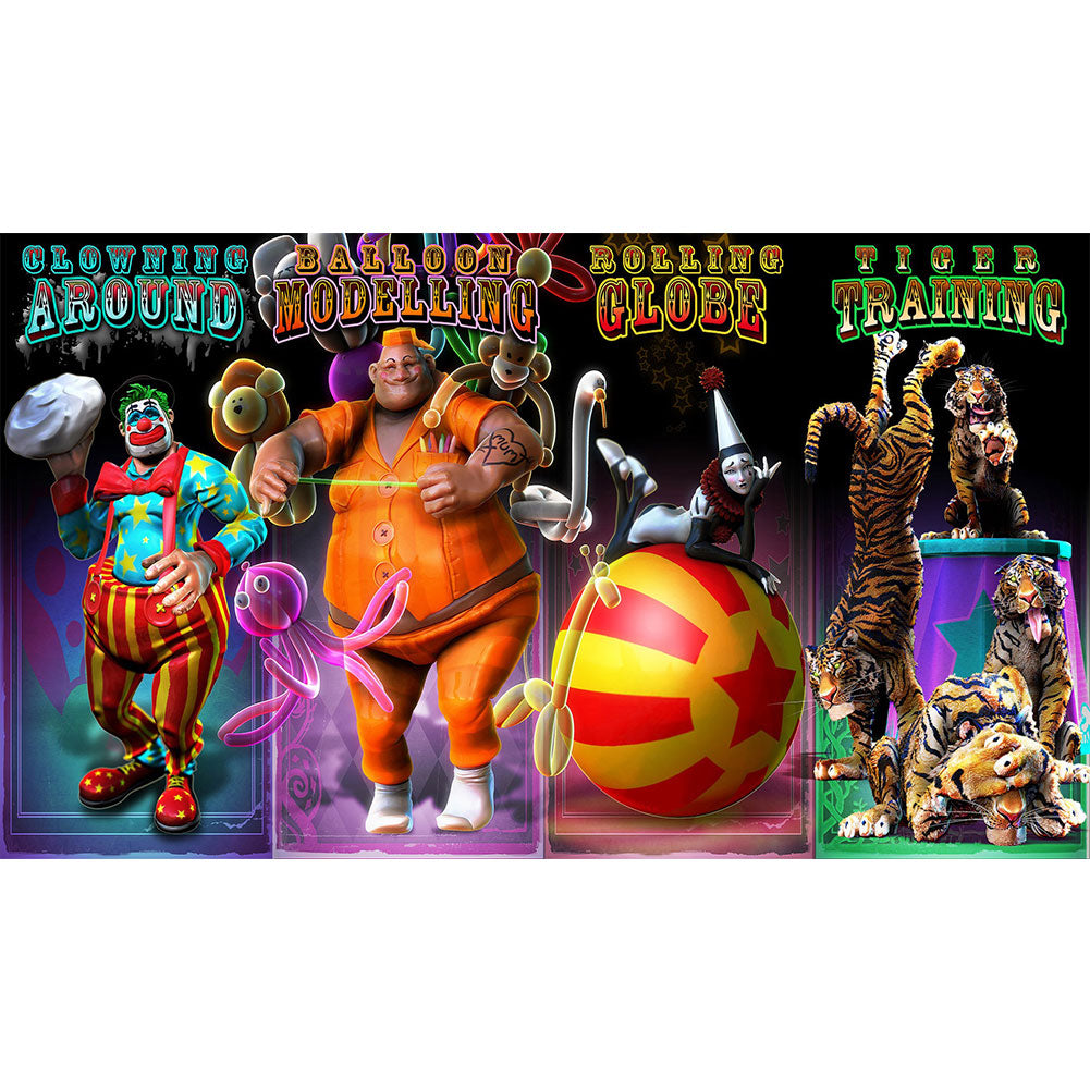 Circus - Full Round Drill Diamond Painting 75*40CM