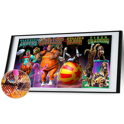 Circus - Full Round Drill Diamond Painting 75*40CM