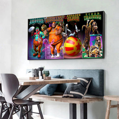 Circus - Full Round Drill Diamond Painting 75*40CM