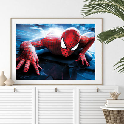 Spiderman 50*40CM(Canvas) Full Round Drill Diamond Painting