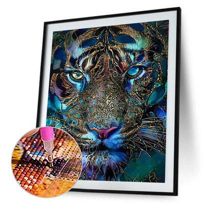 Tiger - Full Round Drill Diamond Painting 40*50CM