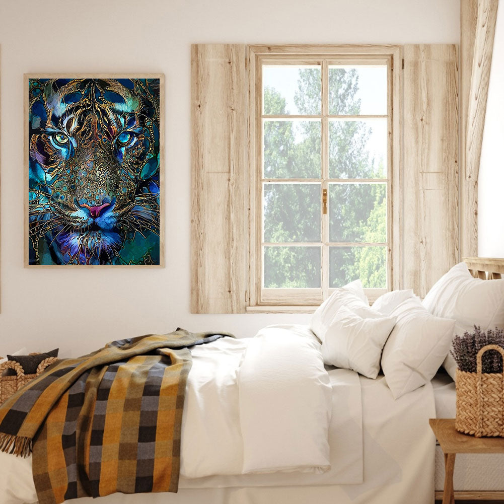 Tiger - Full Round Drill Diamond Painting 40*50CM