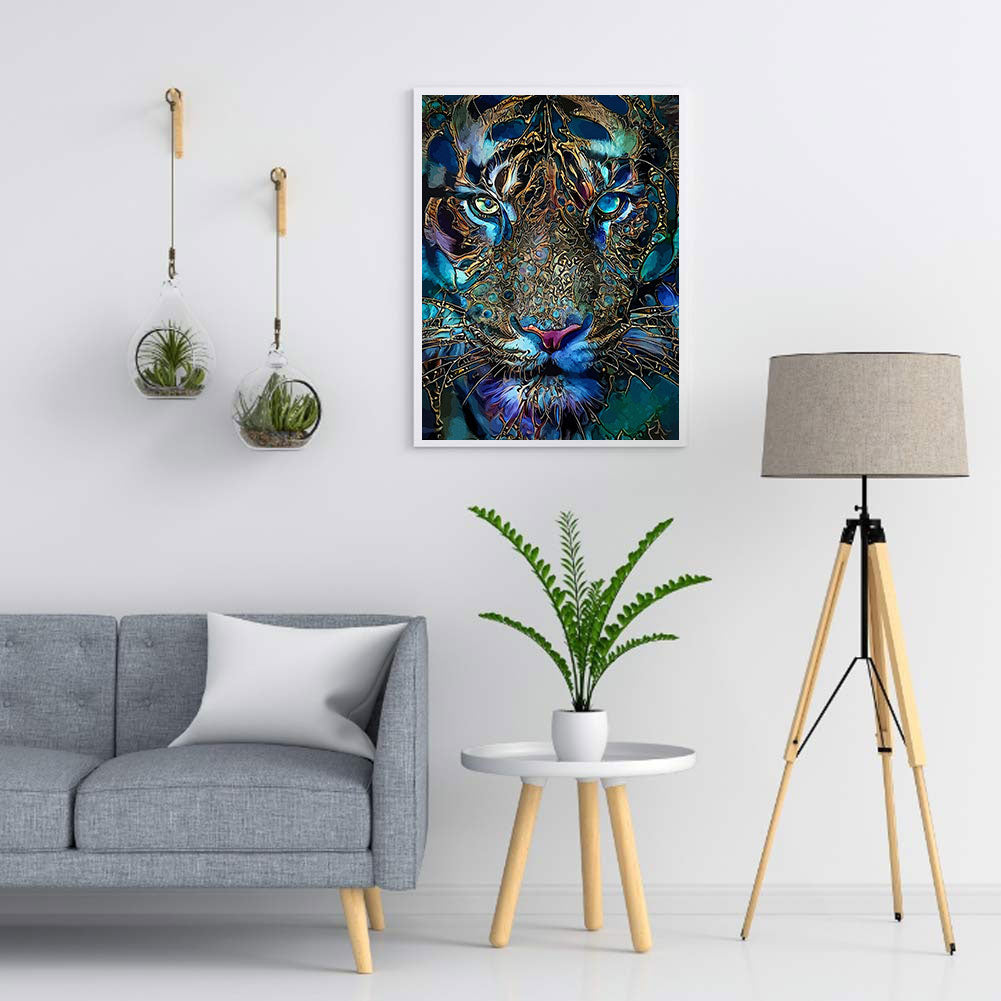 Tiger - Full Round Drill Diamond Painting 40*50CM