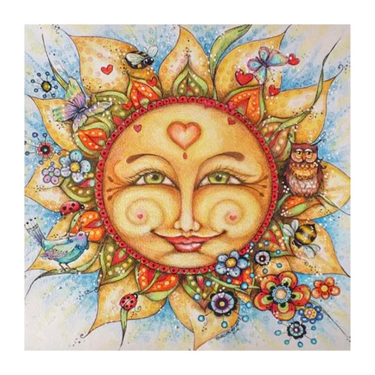 Sun Goddess - Full Round Drill Diamond Painting 40*40CM