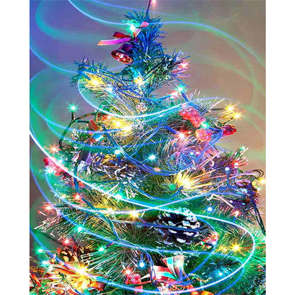 Christmas Tree - Full Round Drill Diamond Painting 40*50CM