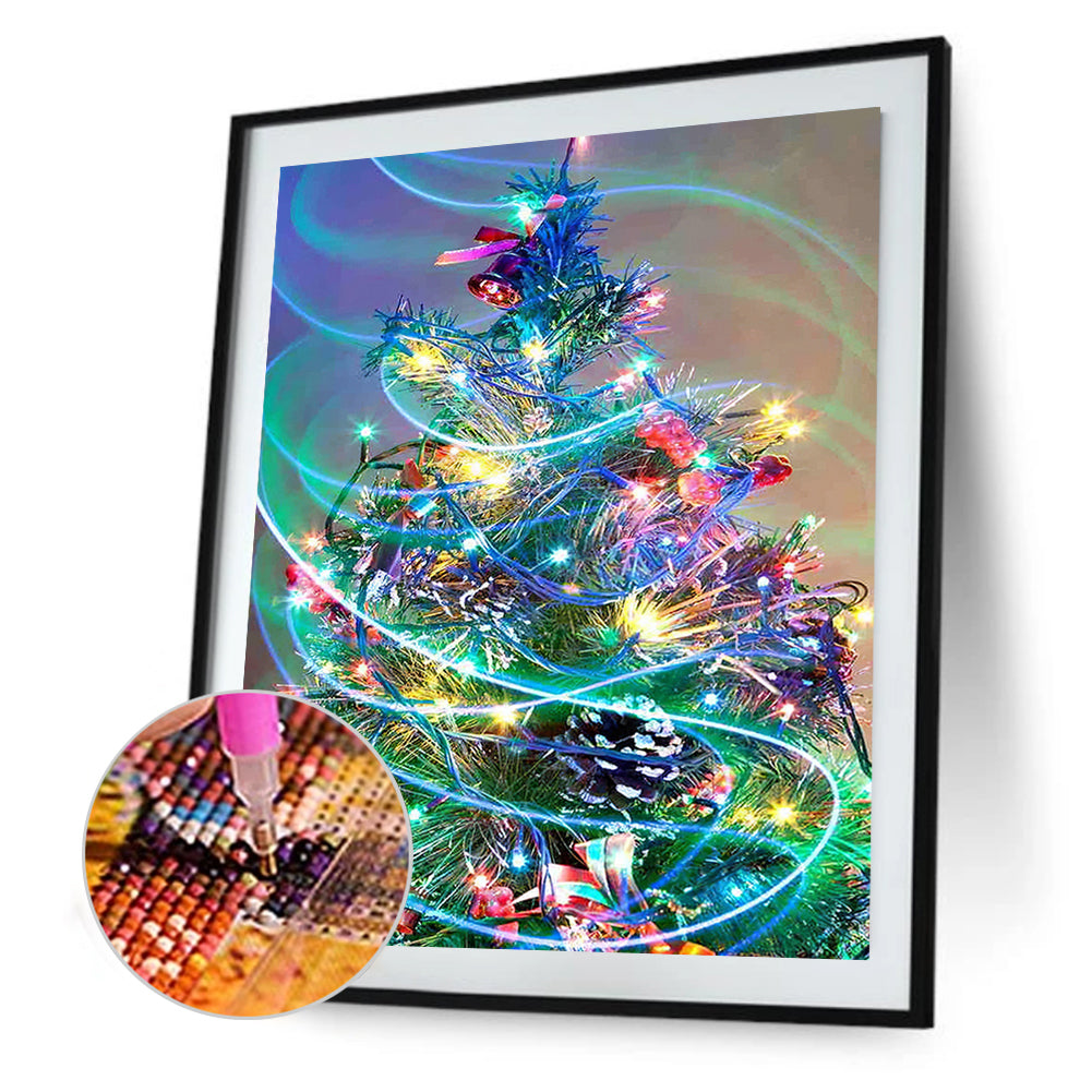 Christmas Tree - Full Round Drill Diamond Painting 40*50CM