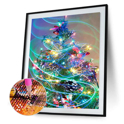 Christmas Tree - Full Round Drill Diamond Painting 40*50CM