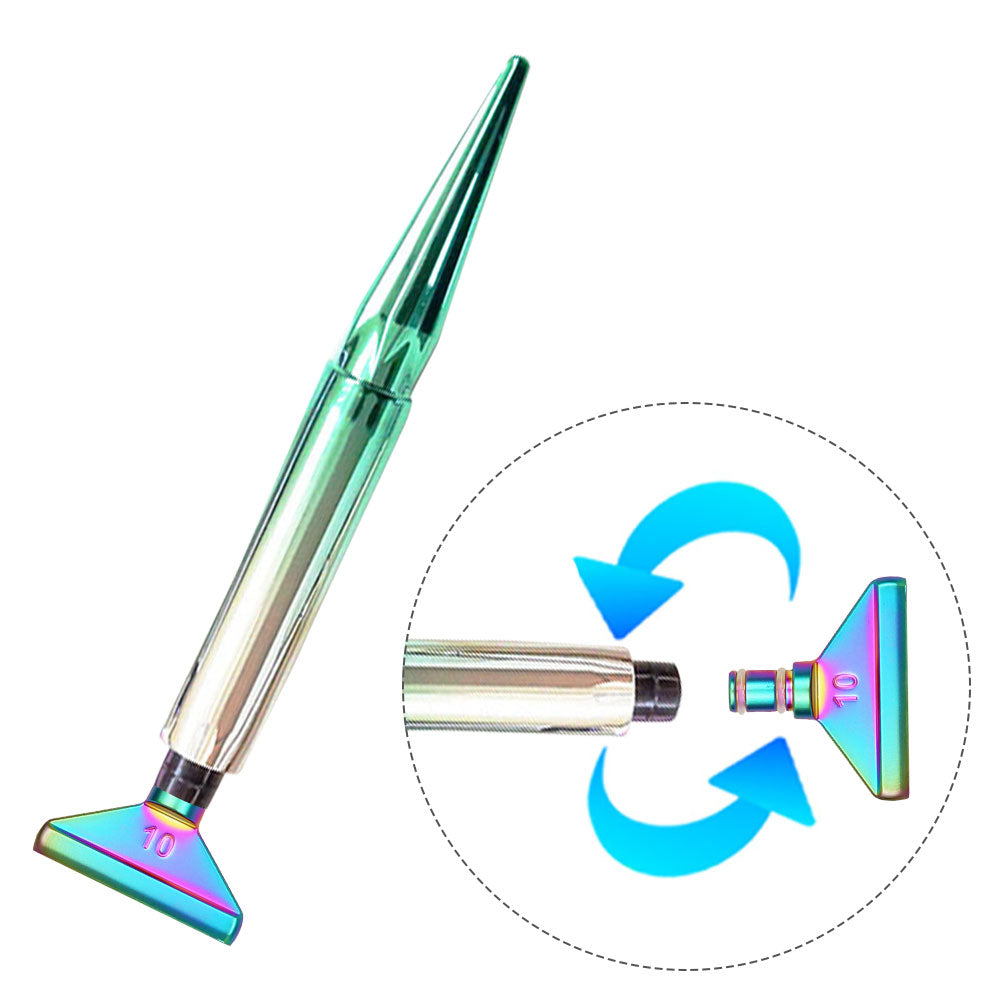 Diamond Drawing Tool Point Drill Pen Tip (DIY Color Stainless Steel Tip Metal)