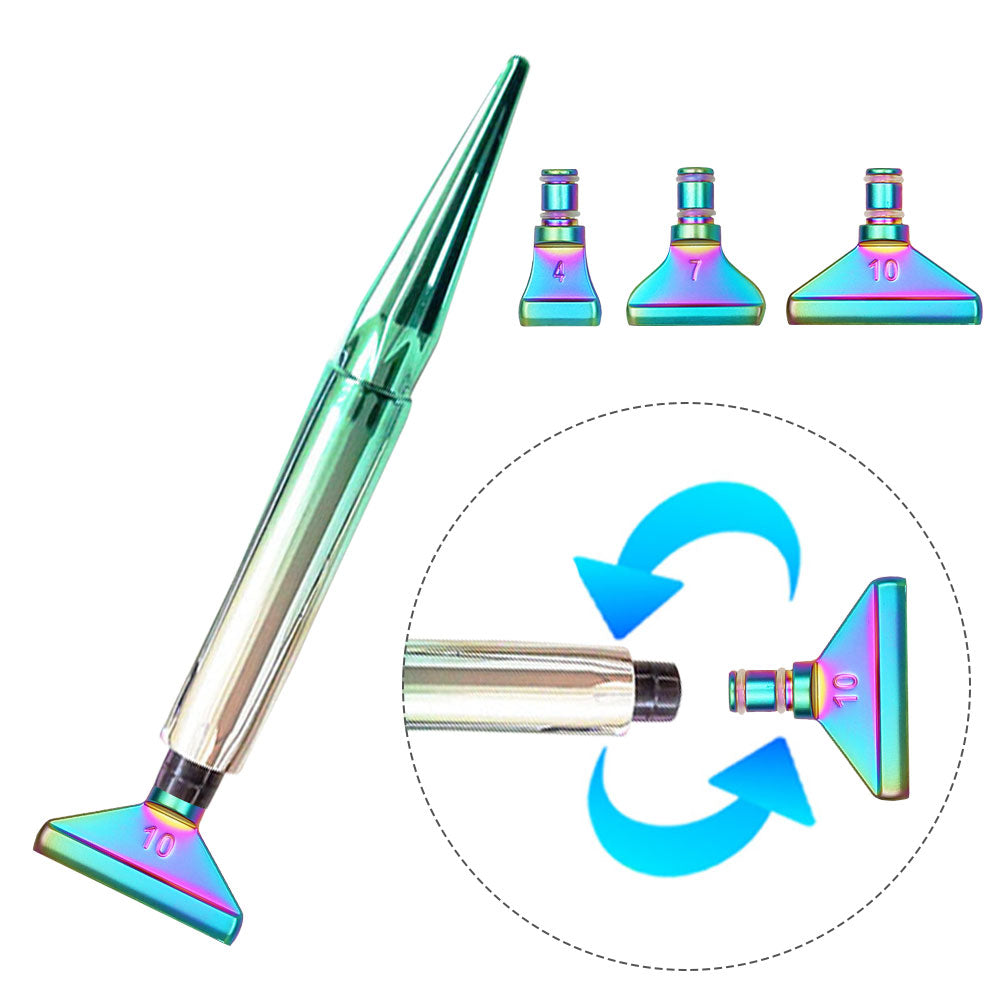 Diamond Drawing Tool Point Drill Pen Tip (DIY Color Stainless Steel Tip Metal)