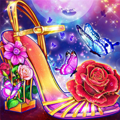 Colorful High Heels - Full Round Drill Diamond Painting 30*30CM