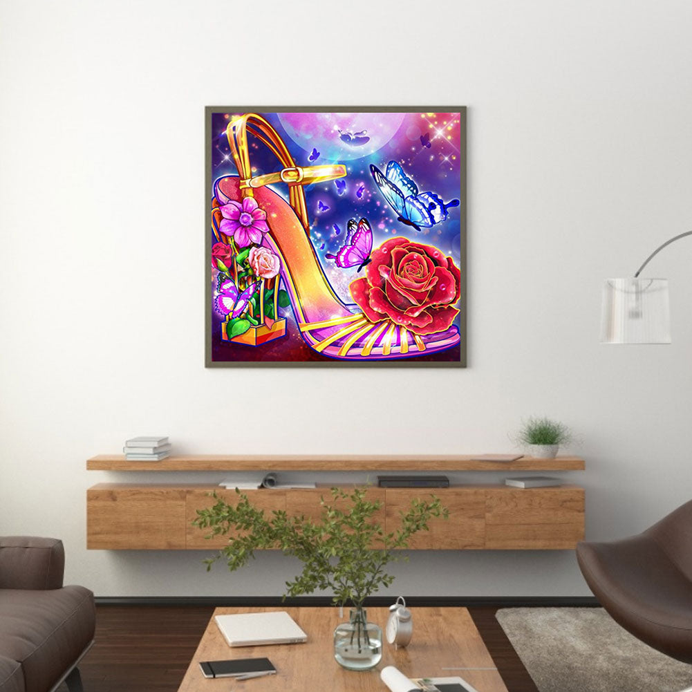 Colorful High Heels - Full Round Drill Diamond Painting 30*30CM