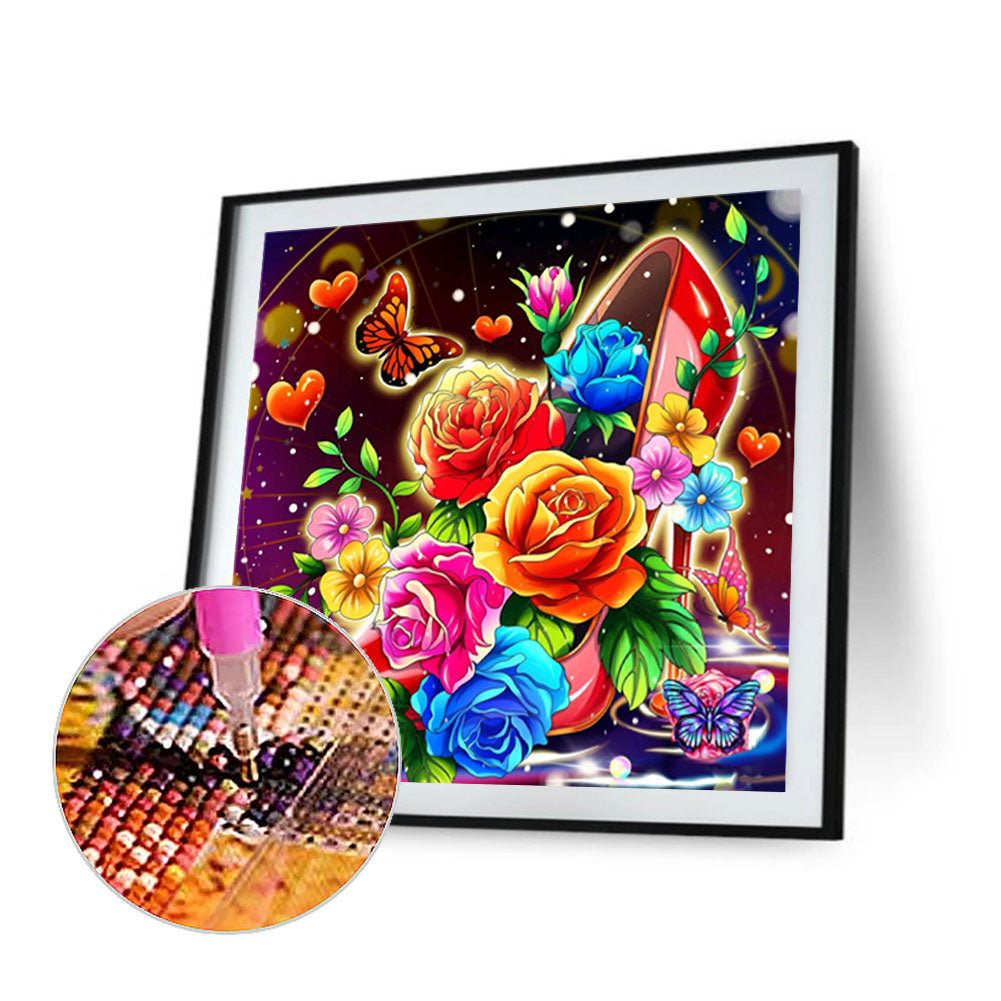Colorful High Heels - Full Round Drill Diamond Painting 30*30CM
