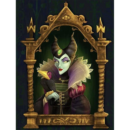 Maleficent - Full Round Drill Diamond Painting 30*40CM