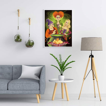 Witches Are Crazy - Full Round Drill Diamond Painting 30*40CM