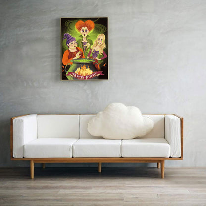 Witches Are Crazy - Full Round Drill Diamond Painting 30*40CM