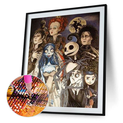 Zombie Bride Horror Movie - Full Round Drill Diamond Painting 40*50CM