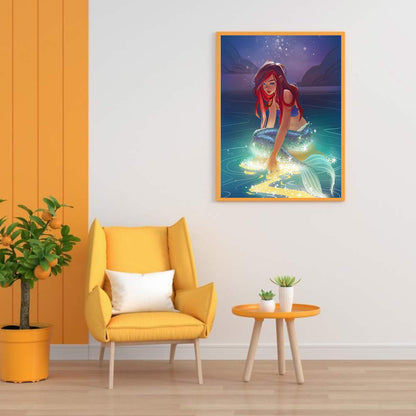 Mermaid Character Series - Full Round Drill Diamond Painting 30*40CM