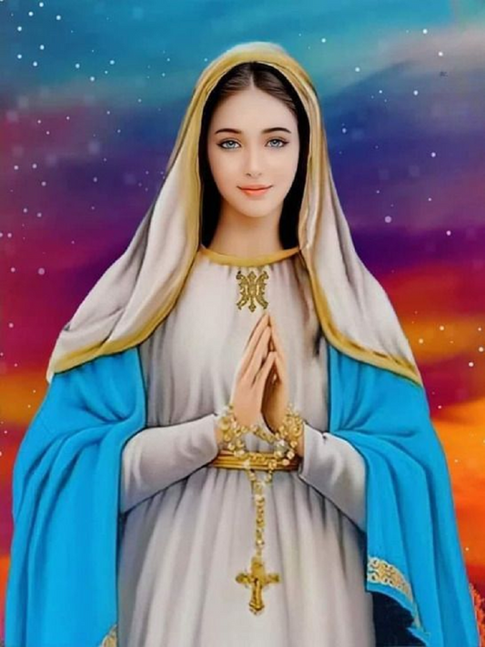 Religion - Full Round Drill Diamond Painting 30*40CM
