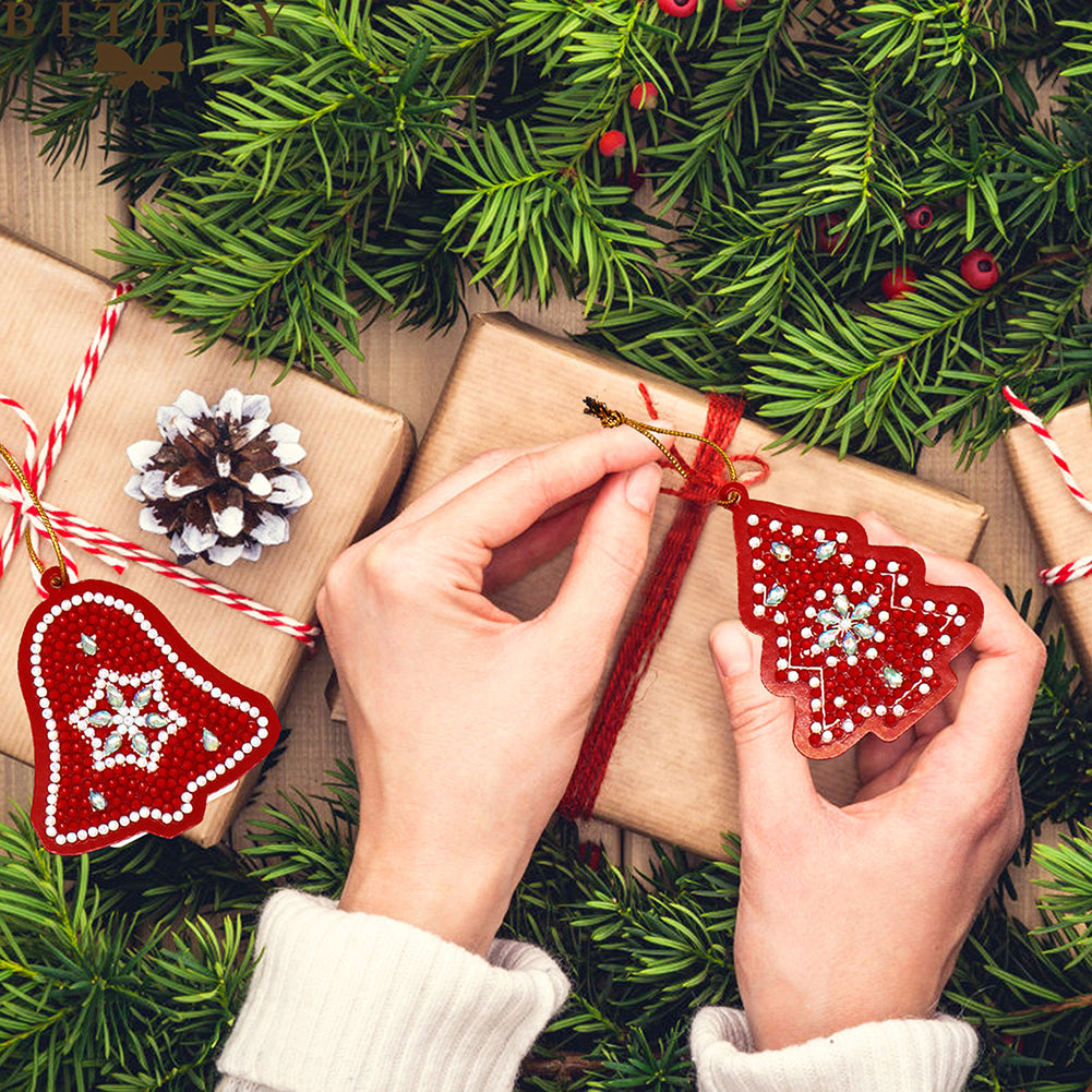 Festive Ornaments (Single Sided Shaped Diamonds)