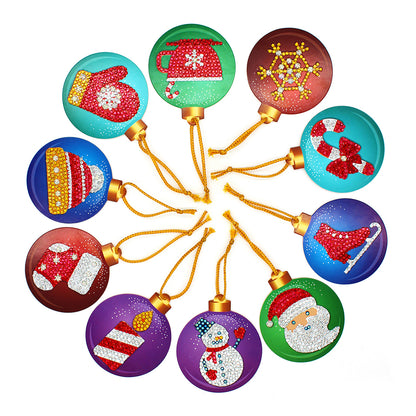 Festive Ornaments (Single Sided Shaped Diamonds)