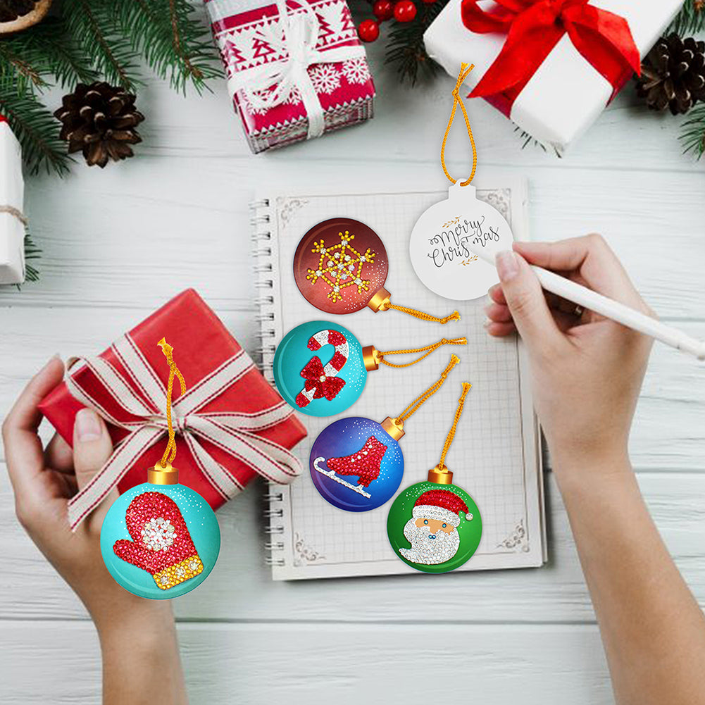 Festive Ornaments (Single Sided Shaped Diamonds)