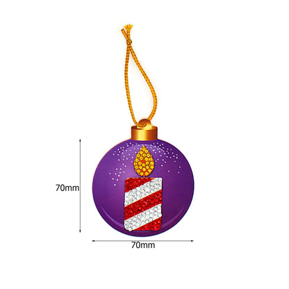 Festive Ornaments (Single Sided Shaped Diamonds)