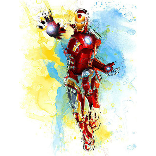 Iron Man - Full Round Drill Diamond Painting 50*60CM