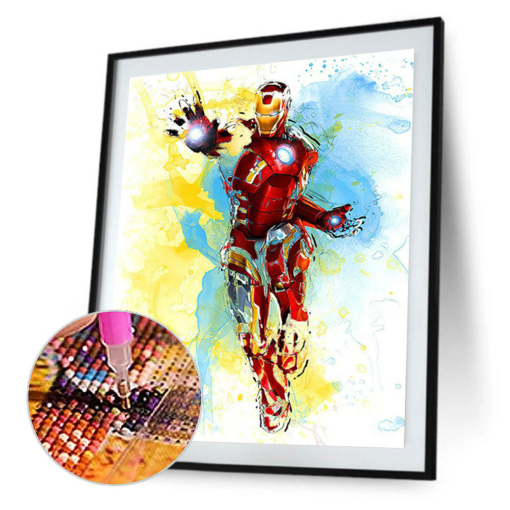 Iron Man - Full Round Drill Diamond Painting 50*60CM