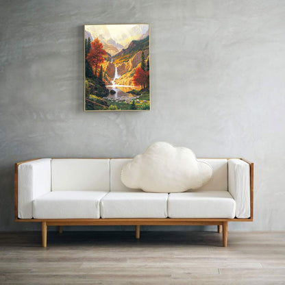 Mountain Stream - Full Round Drill Diamond Painting 50*60CM