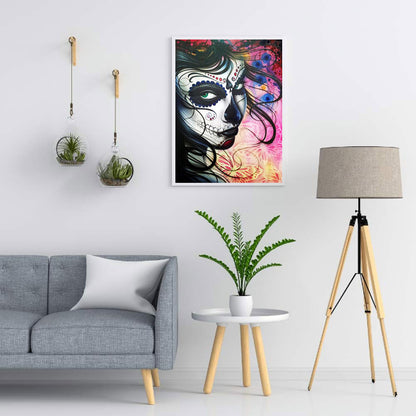 Skeleton Woman - Full Round Drill Diamond Painting 30*40CM