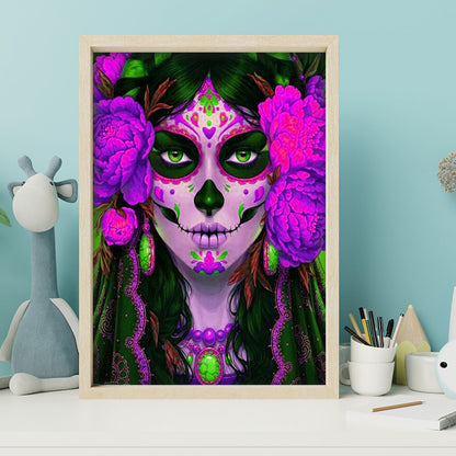 Skeleton Woman - Full Round Drill Diamond Painting 30*40CM