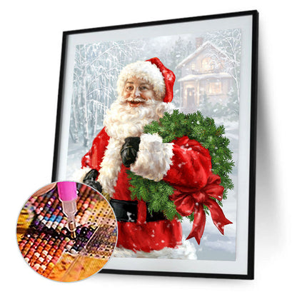 Santa Claus - Full Round Drill Diamond Painting 30*40CM