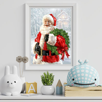 Santa Claus - Full Round Drill Diamond Painting 30*40CM