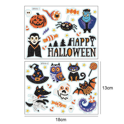 Diamond Painting Random Stickers Halloween Home Decor Two Small Sheets (BT019)