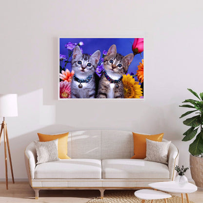 Sunflower Civet Cat - Full Square Drill Diamond Painting 40*30CM