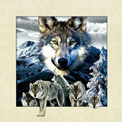 Wolf Pack - Full Round Drill Diamond Painting 50*50CM