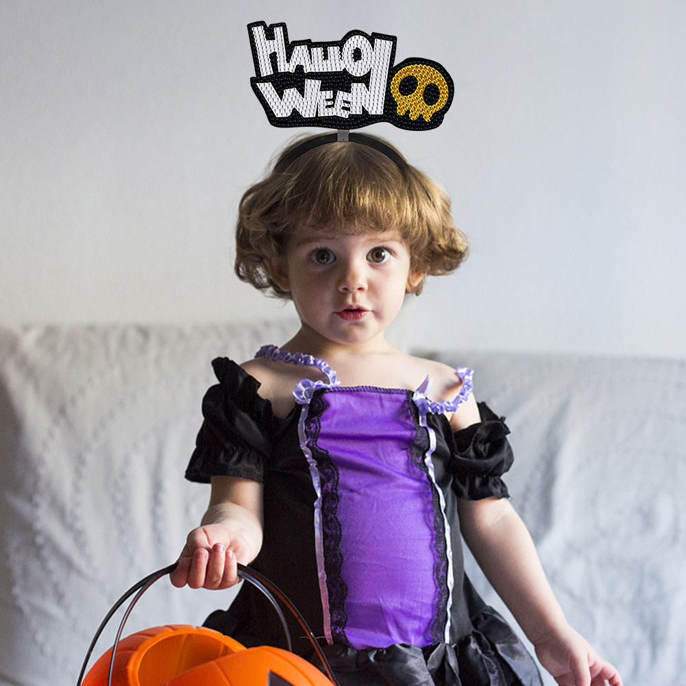 DIY Point Drill Halloween Head Band Halloween Party Photo Props Hair Decor