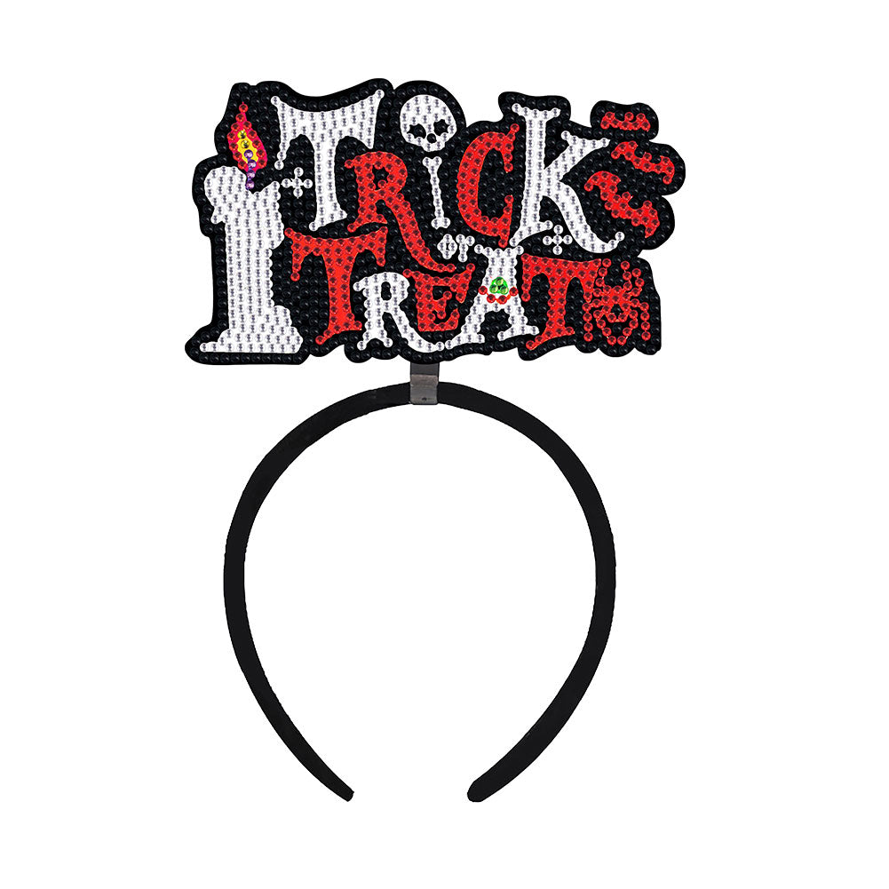 DIY Point Drill Halloween Head Band Halloween Party Photo Props Hair Decor