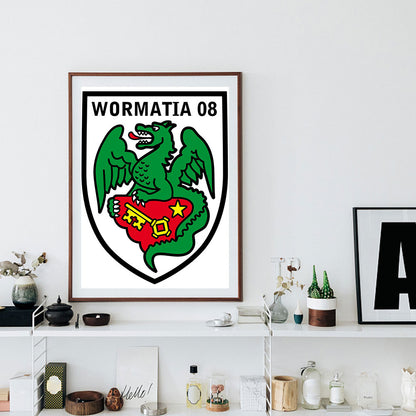 Womathia Worms Football Team Logo - Full Round Drill Diamond Painting 30*40CM