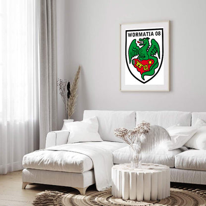 Womathia Worms Football Team Logo - Full Round Drill Diamond Painting 30*40CM