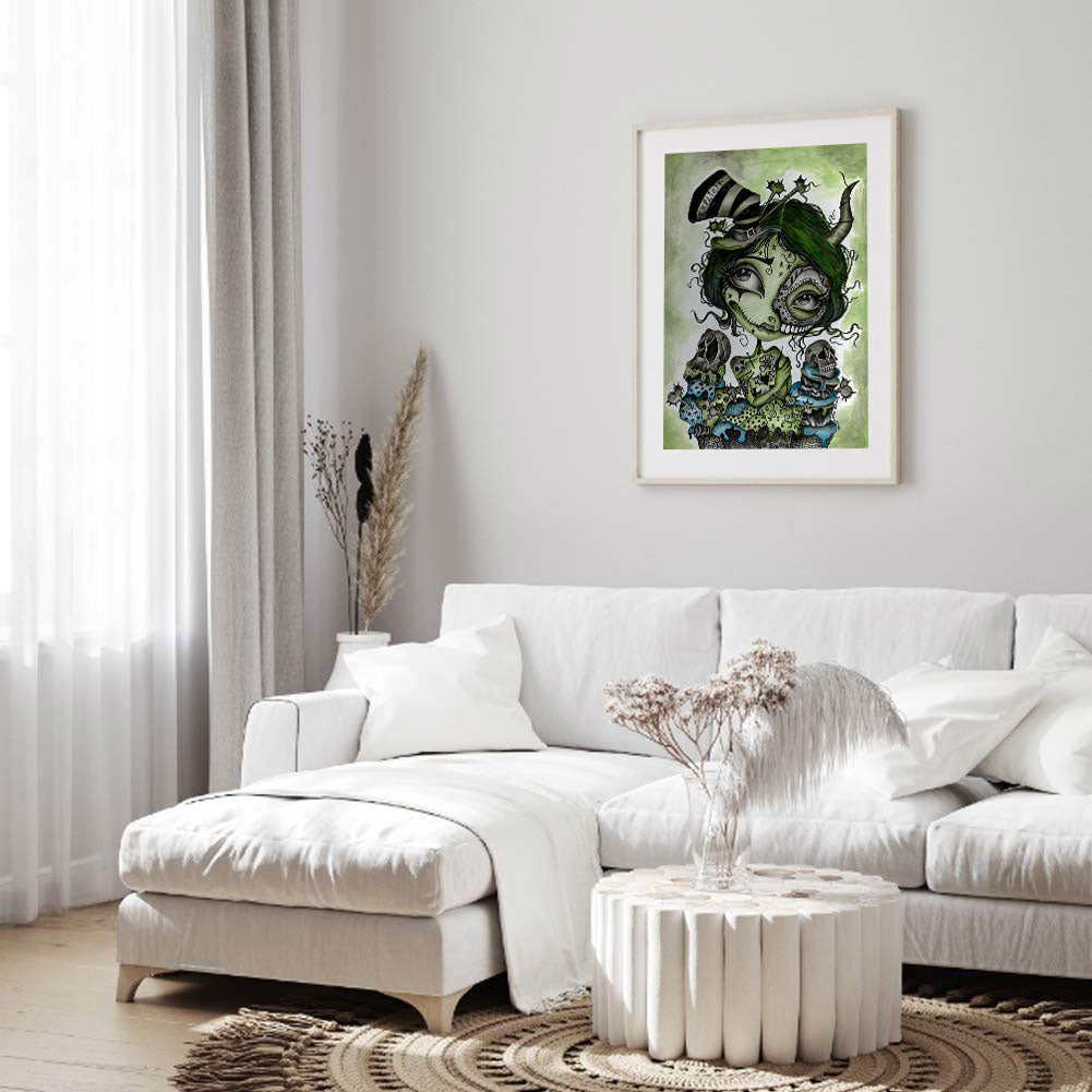 Virtual Doll - Full Round Drill Diamond Painting 30*40CM