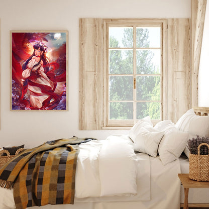 Constellation Girl - Full Round Drill Diamond Painting 30*40CM