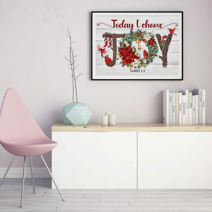 Christmas Atmosphere Poster Painting - Full Round Drill Diamond Painting 40*30CM