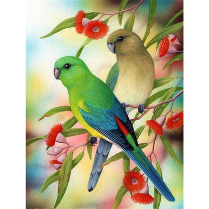 Parrot - Full Round Drill Diamond Painting 50*60CM