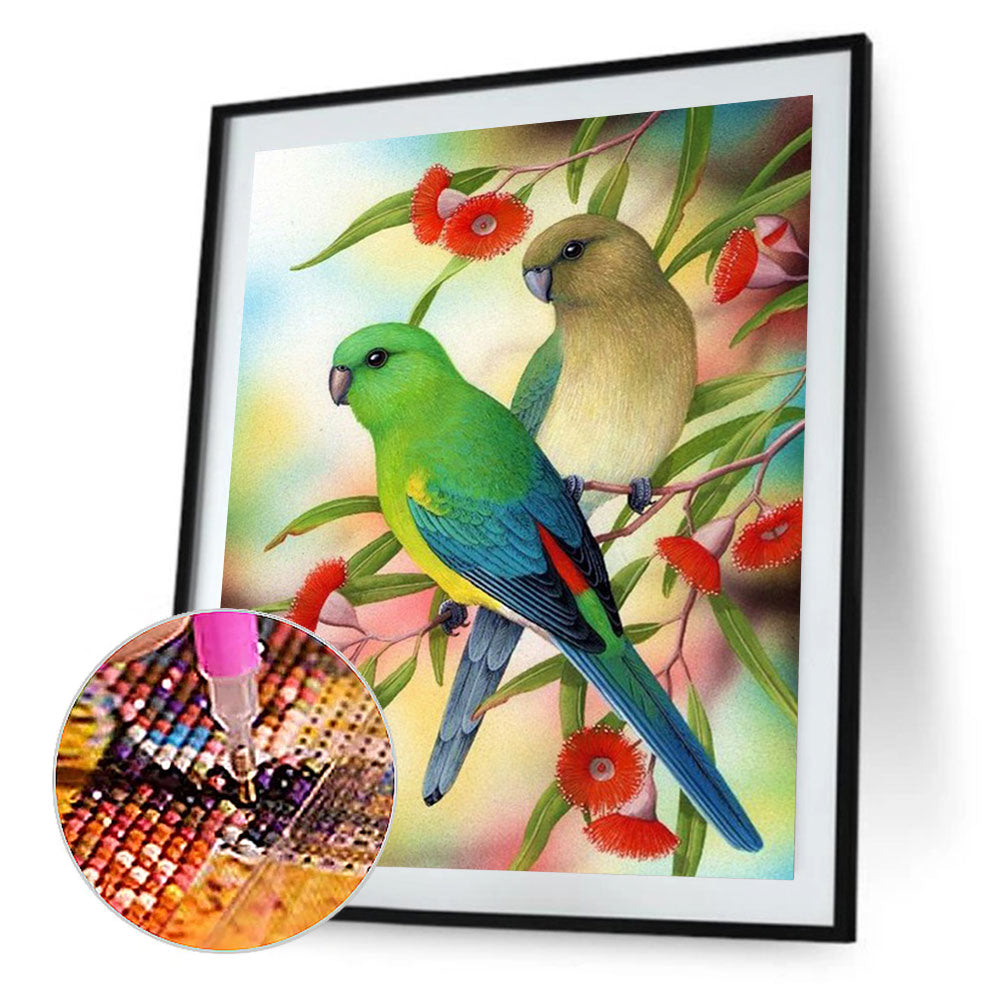 Parrot - Full Round Drill Diamond Painting 50*60CM
