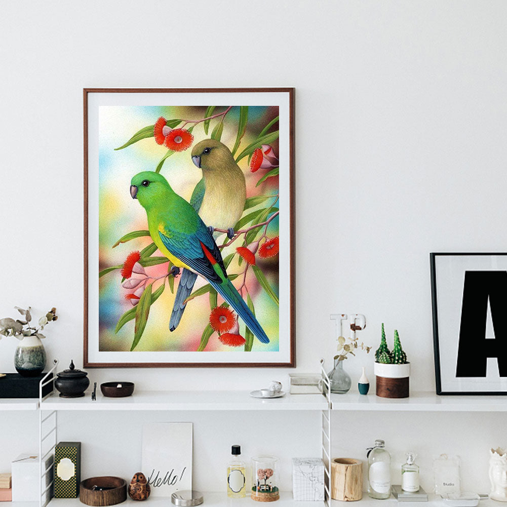 Parrot - Full Round Drill Diamond Painting 50*60CM